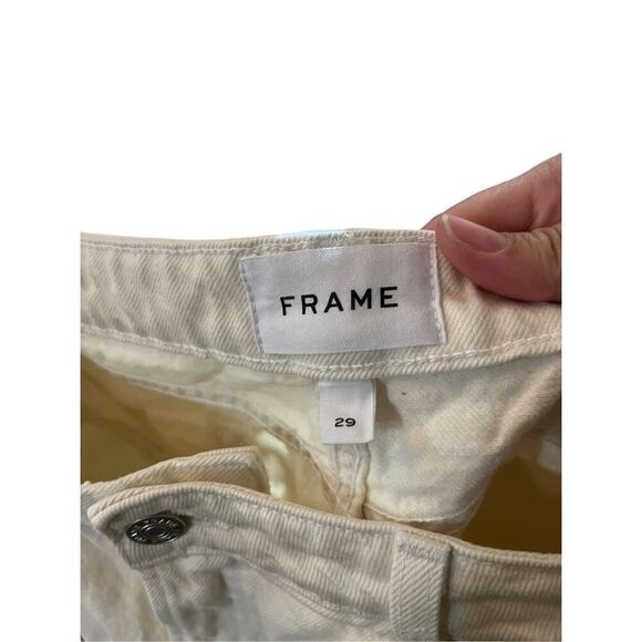 Frame Off White The Low Boot Distressed Jeans Size 29‎ - Picture 10 of 14